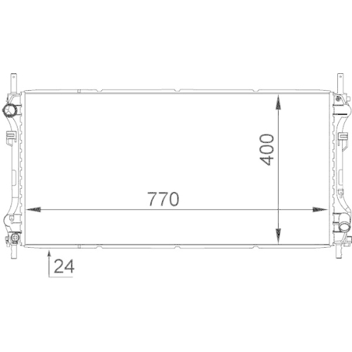 MAHLE K&uuml;hler, Motork&uuml;hlung BEHR CR 1143 000S