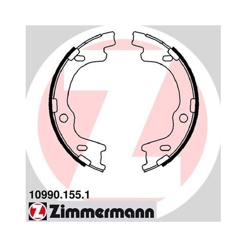 ZIMMERMANN Bremsbackensatz, Feststellbremse 10990.155.1