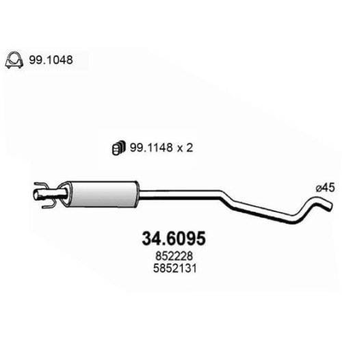 ASSO Mittelschalld&auml;mpfer