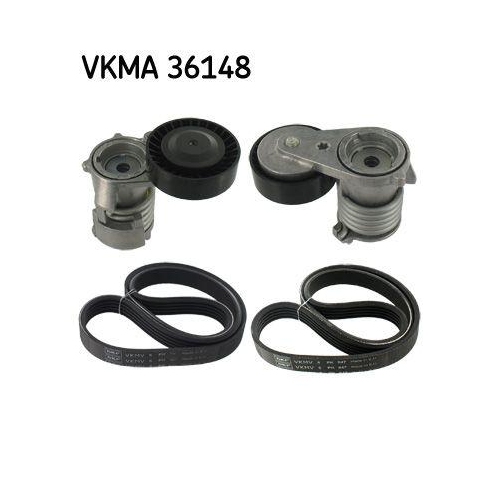SKF Keilrippenriemensatz VKMA 36148