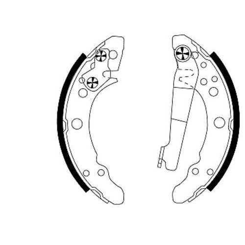 PAGID Bremsbackensatz H1068N