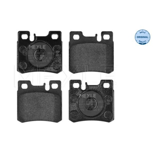 MEYLE Bremsbelagsatz, Scheibenbremse MEYLE-ORIGINAL: True to OE. 025 211 9715