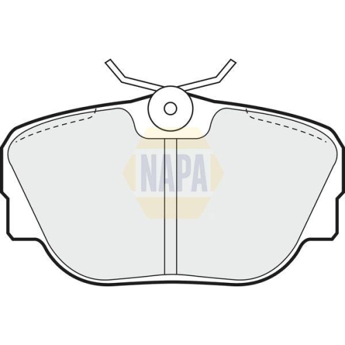 NAPA Bremsbelagsatz, Scheibenbremse NAPA NBP1489