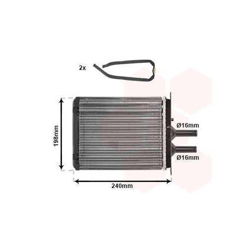 VAN WEZEL W&auml;rmetauscher, Innenraumheizung *** IR PLUS *** 17006193