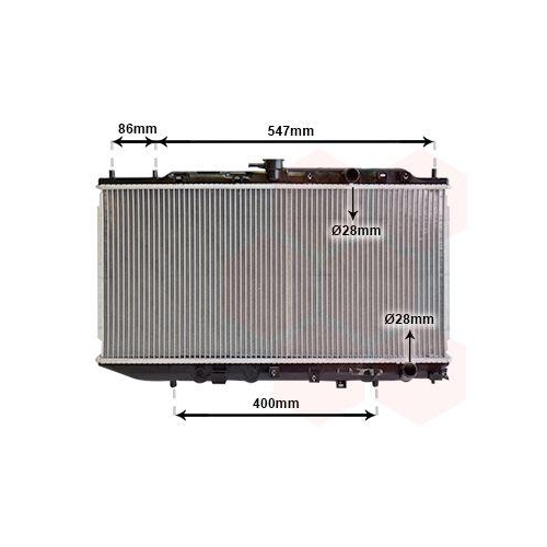 VAN WEZEL K&uuml;hler, Motork&uuml;hlung 25002047