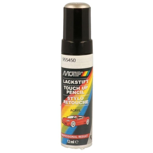 Lackstift Autolackreparatur Autofarbe Kompakt silber metallic 12 ml MOTIP 955450
