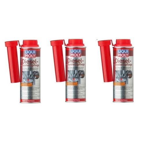 3x Liqui Moly Systempflege Diesel Additiv 250 ml Dose - 5139