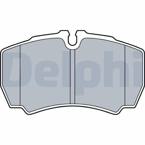 DELPHI Bremsbelagsatz, Scheibenbremse LP3573