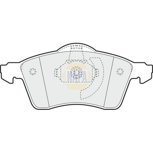 NAPA Bremsbelagsatz, Scheibenbremse NAPA NBP1491