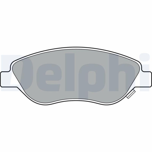 DELPHI Bremsbelagsatz, Scheibenbremse LP3360