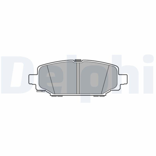DELPHI Bremsbelagsatz, Scheibenbremse LP3582