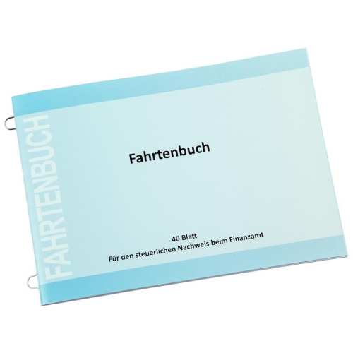 Fahrtenbuch mit 44 Seiten, Format DIN A6 quer EICHNER 9036-00180