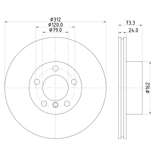 DON Bremsscheibe PCD16922