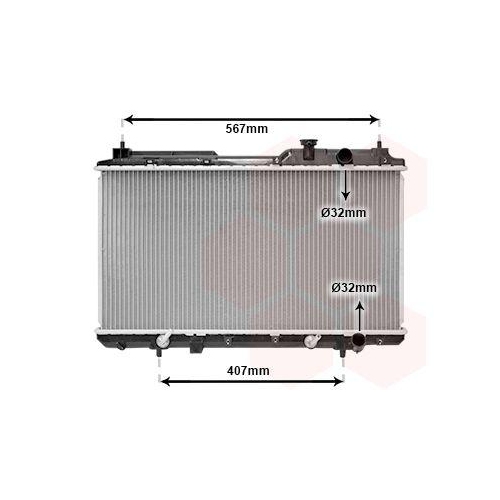VAN WEZEL K&uuml;hler, Motork&uuml;hlung 25002104