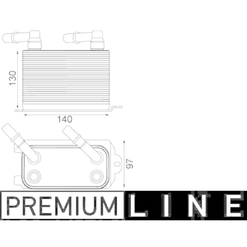 MAHLE &Ouml;lk&uuml;hler, Automatikgetriebe BEHR *** PREMIUM LINE *** CLC 228 000P