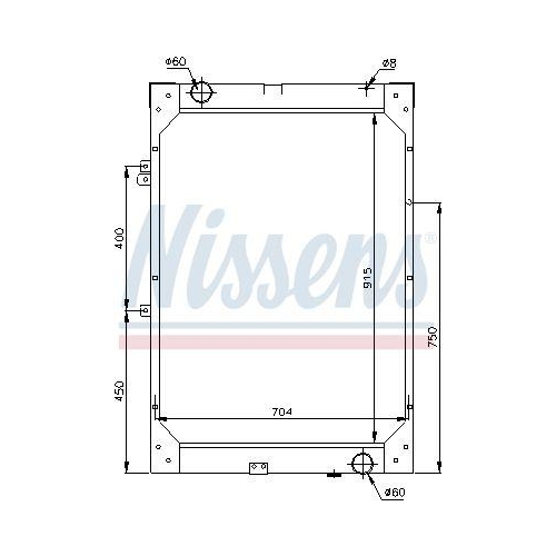 NISSENS K&uuml;hler, Motork&uuml;hlung 62871