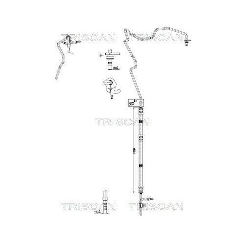 TRISCAN Hydraulikschlauch, Lenkung 8516 16004