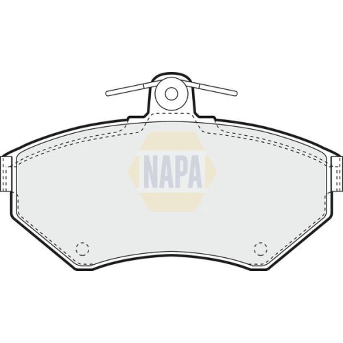NAPA Bremsbelagsatz, Scheibenbremse NAPA NBP1493