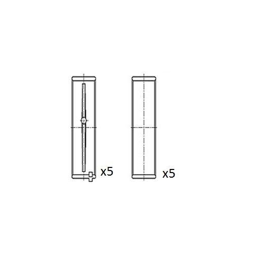 FAI AutoParts Kurbelwellenlagerschale BM1024-STD