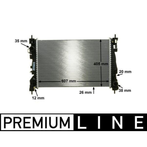 MAHLE K&uuml;hler, Motork&uuml;hlung BEHR *** PREMIUM LINE *** CR 1180 000P