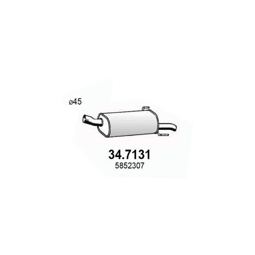 ASSO Endschalld&auml;mpfer