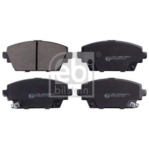 FEBI BILSTEIN Bremsbelagsatz, Scheibenbremse 16389