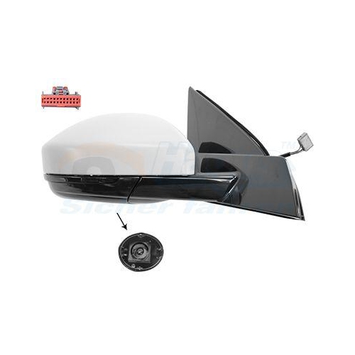 VAN WEZEL Au&szlig;enspiegel * HAGUS * 0259818