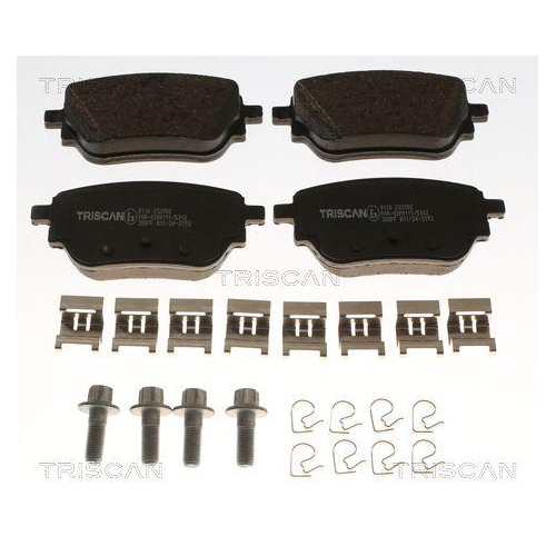 TRISCAN Bremsbelagsatz, Scheibenbremse 8110 232002