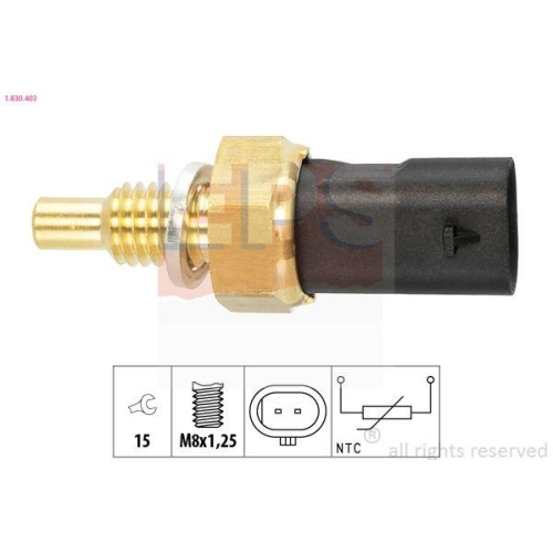 EPS Sensor, K&uuml;hlmitteltemperatur Made in Italy - OE Equivalent 1.830.403