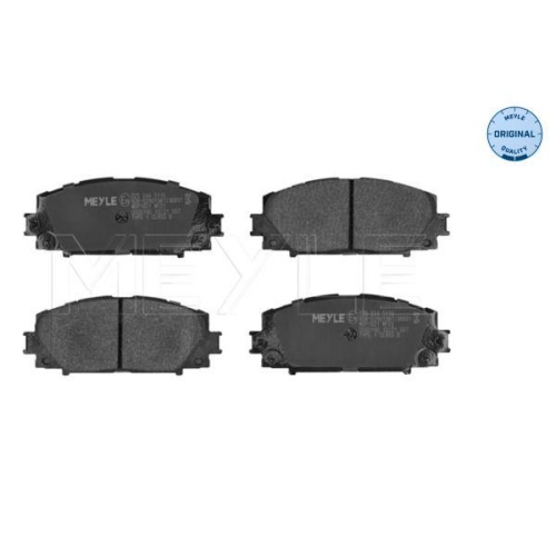 MEYLE Bremsbelagsatz, Scheibenbremse MEYLE-ORIGINAL: True to OE. 025 244 5116
