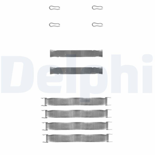 DELPHI Zubeh&ouml;rsatz, Scheibenbremsbelag LX0019