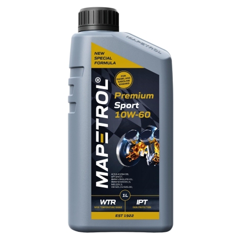 Motor&ouml;l Motoren&ouml;l Mapetrol Premium Sport 10W-60 1 Liter MAP0149