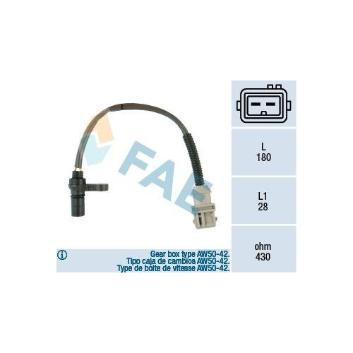 FAE Drehzahlsensor, Automatikgetriebe 79125