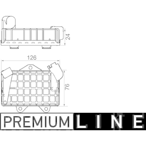 MAHLE Ölkühler, Motoröl BEHR *** PREMIUM LINE *** CLC 34 000P