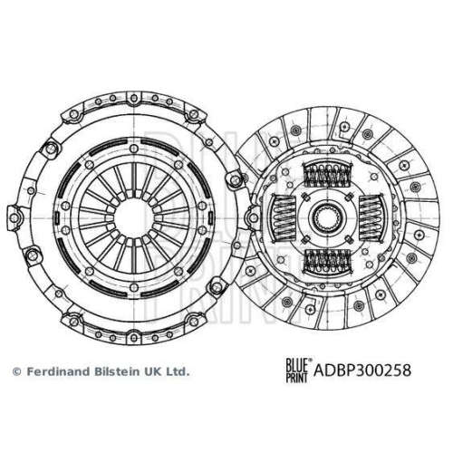 BLUE PRINT Kupplungssatz
