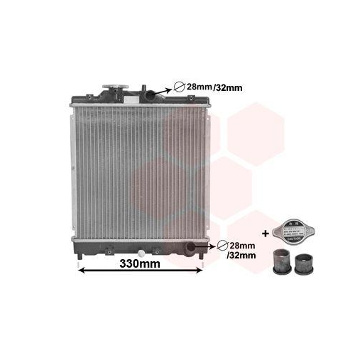 VAN WEZEL K&uuml;hler, Motork&uuml;hlung *** IR PLUS *** 25002121