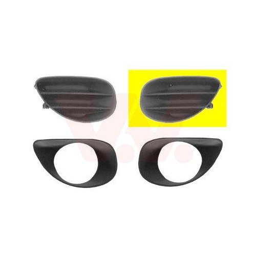 VAN WEZEL L&uuml;ftungsgitter, Sto&szlig;f&auml;nger ** Equipart ** 5432591