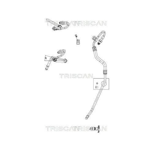 TRISCAN Hydraulikschlauch, Lenkung 8516 29085