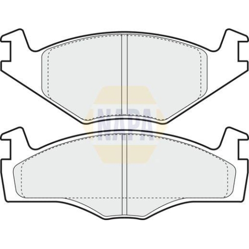 NAPA Bremsbelagsatz, Scheibenbremse NAPA NBP1496