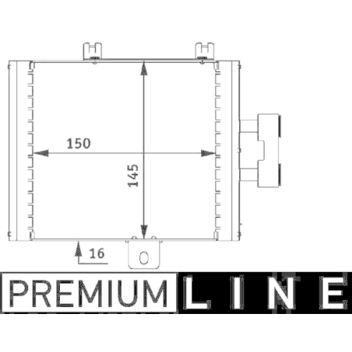 MAHLE Ölkühler, Motoröl BEHR *** PREMIUM LINE *** CLC 47 000P