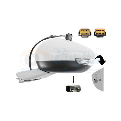 VAN WEZEL Au&szlig;enspiegel * HAGUS * 4082825