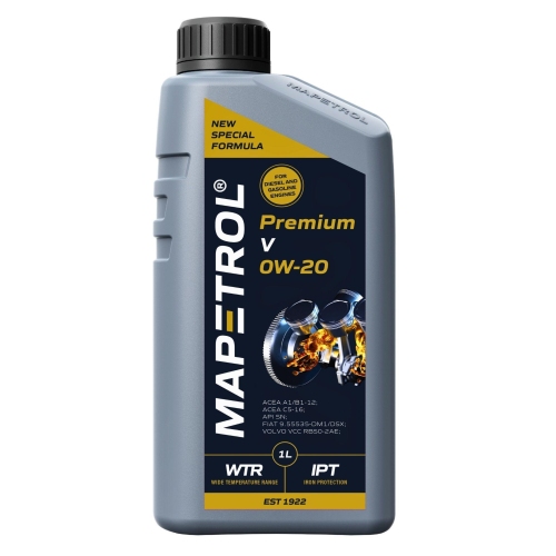 Motor&ouml;l Motoren&ouml;l Mapetrol Premium V 0W-20 1 Liter MAP0089