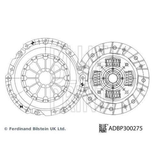 BLUE PRINT Kupplungssatz