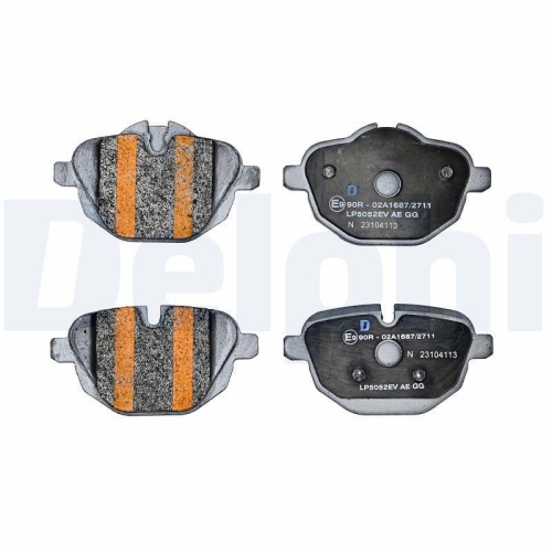 DELPHI Bremsbelagsatz, Scheibenbremse LP5052EV