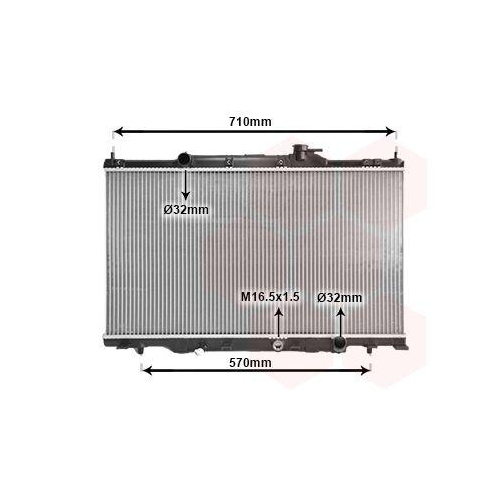 VAN WEZEL K&uuml;hler, Motork&uuml;hlung 25002162
