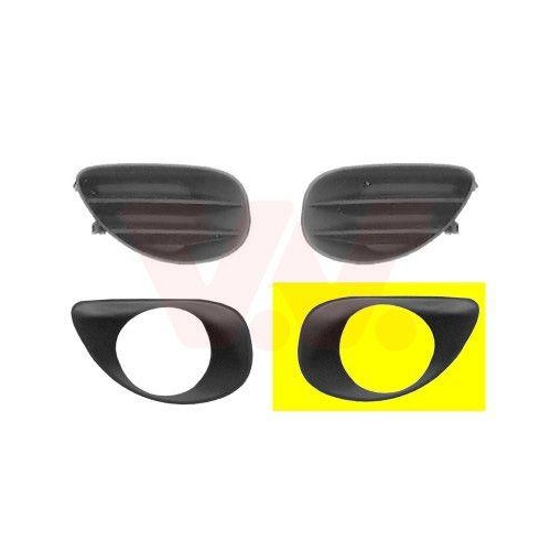 VAN WEZEL L&uuml;ftungsgitter, Sto&szlig;f&auml;nger ** Equipart ** 5432593