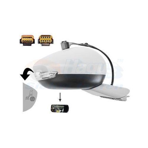 VAN WEZEL Au&szlig;enspiegel * HAGUS * 4082826