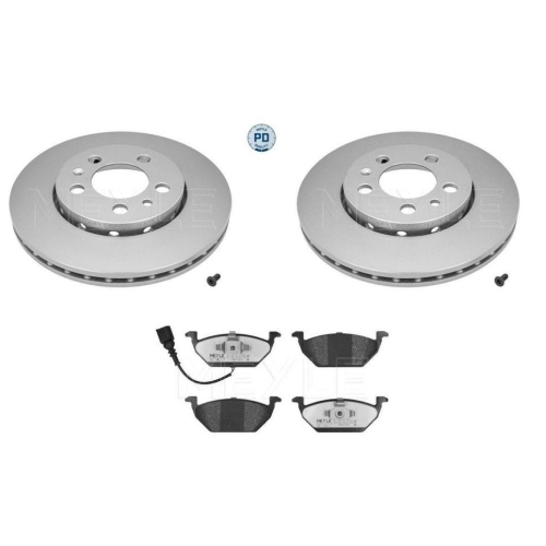 Bremsensatz Meyle Bremsbel&auml;ge + Bremsscheiben 0252313119/PD+1835211018/PD