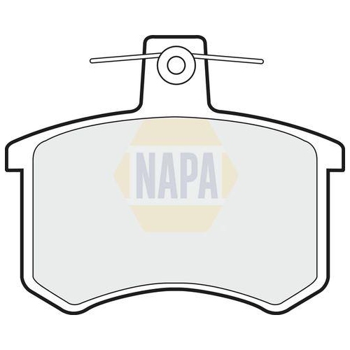NAPA Bremsbelagsatz, Scheibenbremse NAPA NBP1498