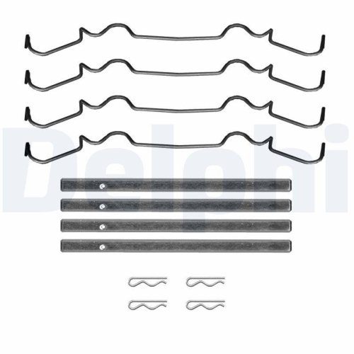 DELPHI Zubeh&ouml;rsatz, Scheibenbremsbelag LX0722
